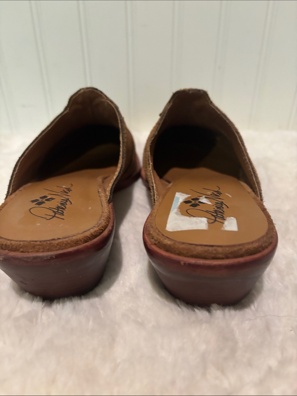 Patricia Nash Battista Suede Mules with Western Embroidery Sz 7 - Picture 3 of 5